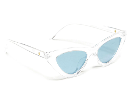 Glassy Sunglasses - Billie Polarized - Clear w  Blue Online Hot Sale