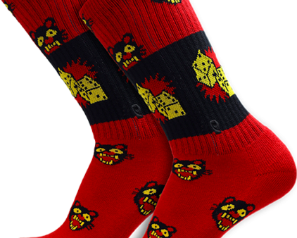 Psockadelic - Burger Baby Crew Socks Sale