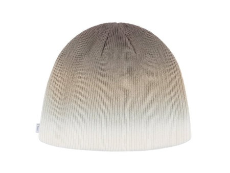 Dime - Gray Gradient Skully Beanie - Grey White For Discount