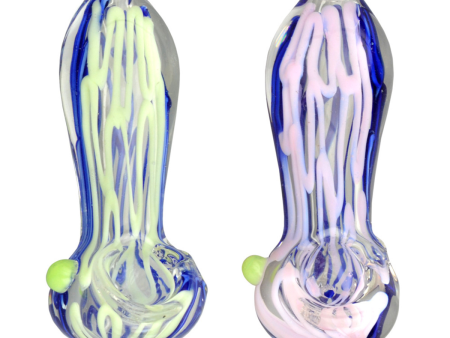 Worked Slime Swirl Hand Pipe Discount