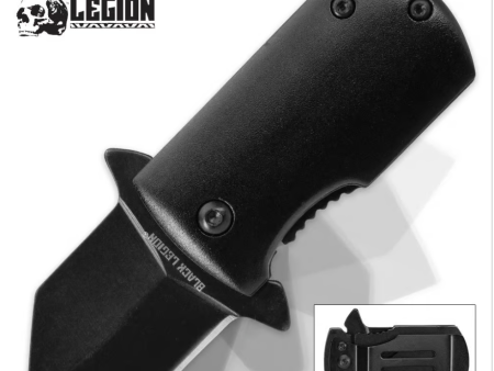 Black Legion Covert Assisted Opening Pocket Knife Supply