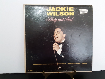 Framed Jackie Wilson Body And Soul Circa 1962 Vinyl Record For Sale