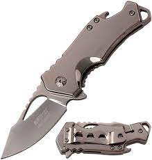 Spring Assisted Folding Knife – Mirror Polished Fine Edge Stainless Steel Blade Online Sale