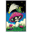 Mushroom Butterflies Blacklight Poster - 23  x 35  Supply