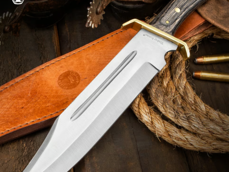 Timber Rattler Western Outlaw Bowie Knife For Cheap