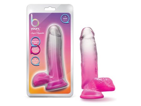 Blush B Yours 7  Sugar Magnolia Dildo - Fuchsia Fashion