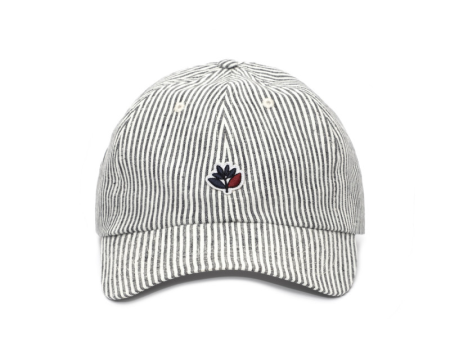 Magenta Skateboards - Stripe Dad Hat Grey For Sale