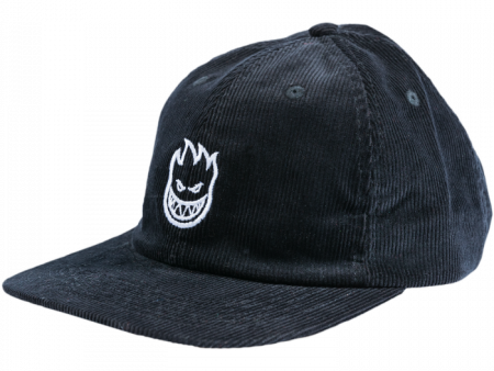 Spitfire Classic Cord Hat - Black   White Fashion