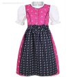 Traje alemán para niñitas, vestido tradicional bávara con blusa y delantal   Kinder Dirndl mit Bluse und Schürze on Sale