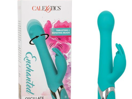 Enchanted Oscillate Vibrator - Turquoise Blue Sale