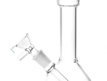 Conical Beaker Mini Water Pipe | 5.25  | 14mm F | Clear Fashion