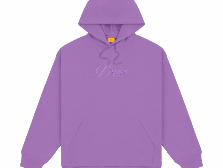 Dime - Purple Cursive Hoodie Sale