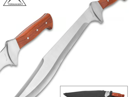 Tomahawk Brand® Big Bounty Hunter Full Tang Machete With Sheath Online Hot Sale