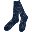 Thrasher - Gonz Logo Pattern Socks - Navy Discount