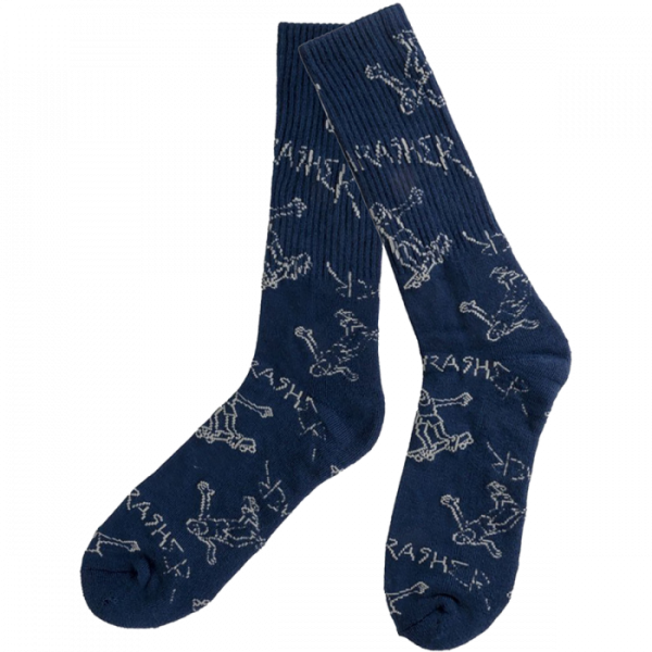 Thrasher - Gonz Logo Pattern Socks - Navy Discount