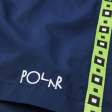 Polar Skate Co - Square Stripe City   Swim Shorts - Navy Fashion