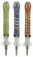 Glass Dab Straw w  10mm Titanium Tip - 6    Assorted Online Sale