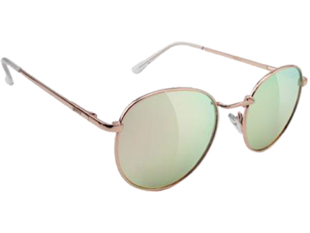 Glassy Sunglasses - Ridley Rose Gold Pink Mirror Discount