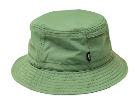 Theories - Nylon Bucket Hat - Laurel Green For Cheap