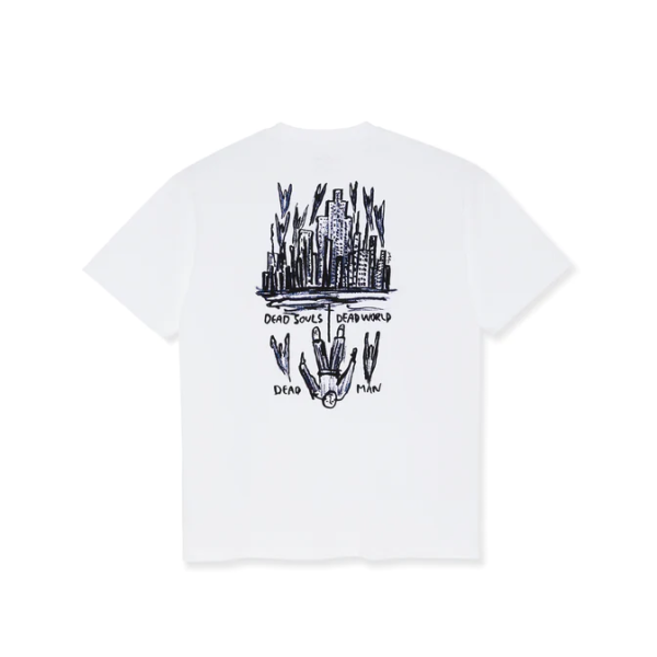 Polar Skate Co - Dead World T-Shirt - White on Sale