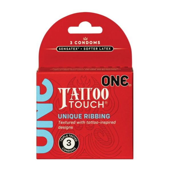 One Tattoo Touch Condoms - Pack of 3 For Sale