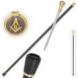 MASONIC SEAL SWORD CANE Online now