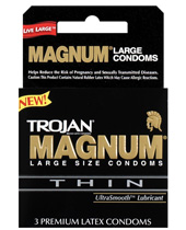 Trojan Magnum Thin Condoms - Box of 3 Discount