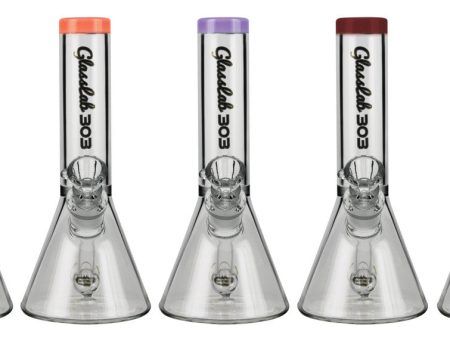 Glasslab 303 Mini Beaker Showerhead Water Pipe - 7    14mm F   Asst. Colors Hot on Sale