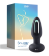 Snuggy Flapping Anal Plug Vibrator - Black For Discount