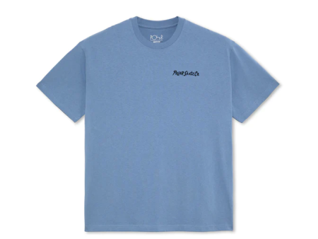 Polar Skate Co - Yoga Trippin  T-Shirt - Oxford Blue Fashion