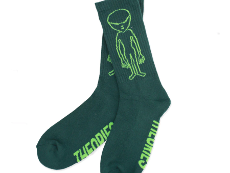 Theories Classifications Sock - Green Fashion