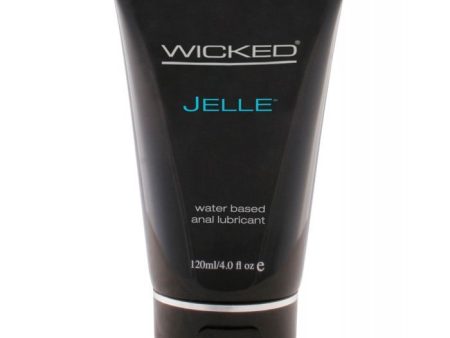 Wicked Sensual Care Jelle Waterbased Anal Lubricant - 4 oz Fragrance Free Supply