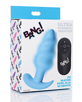 Bang! 21X Vibrating Butt Plug w Remote Control Cheap