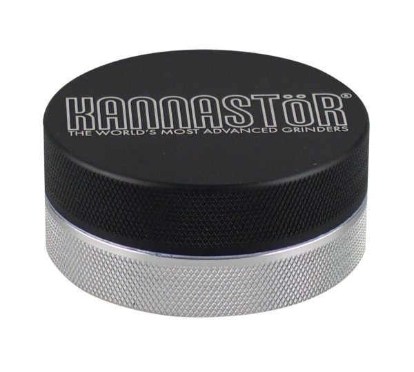 Kannastor 2pc Grinder - 2.2    Black   Silver Online Sale