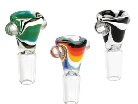 Linework Herb Slide - 14mm Male   Assorted Colors Fashion