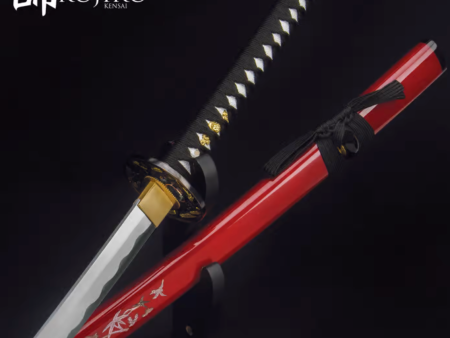 Kojiro Scarlett katana - Carbon Steel Blade on Sale