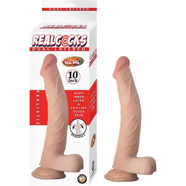 Real Cocks Dual Layered 10″ on Sale