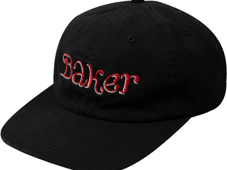 Baker Skateboards - Times Hat - Black   Red   White Online Hot Sale