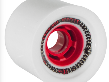 Venom Wheels| 76mm 78a| Cobra Core| White Red Sale