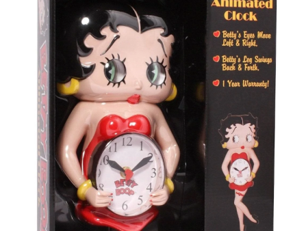 Betty Boop 3-D Motion Clock|Multi-Colored For Discount