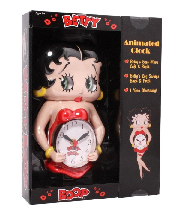 Betty Boop 3-D Motion Clock|Multi-Colored For Discount