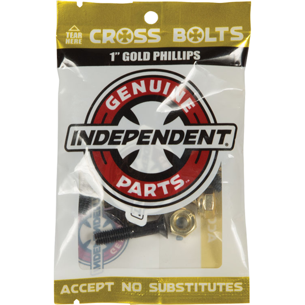 Independent Cross Bolts 7 8  Phillips Blk Gold For Discount