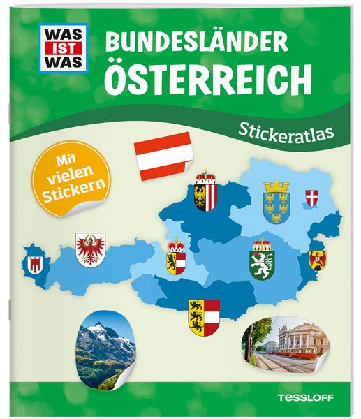 WAS IST WAS Stickeratlas Bundesländer Österreich 8+ Fashion