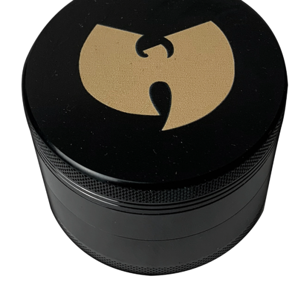 Wu-Tang 4-Piece Black Steel Grinder Hot on Sale