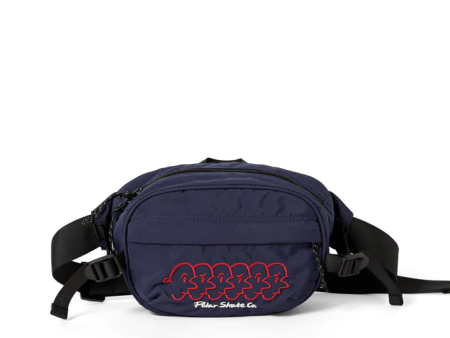 Polar Skate Co. - Hip Bag - Nylon - Faces - Navy on Sale