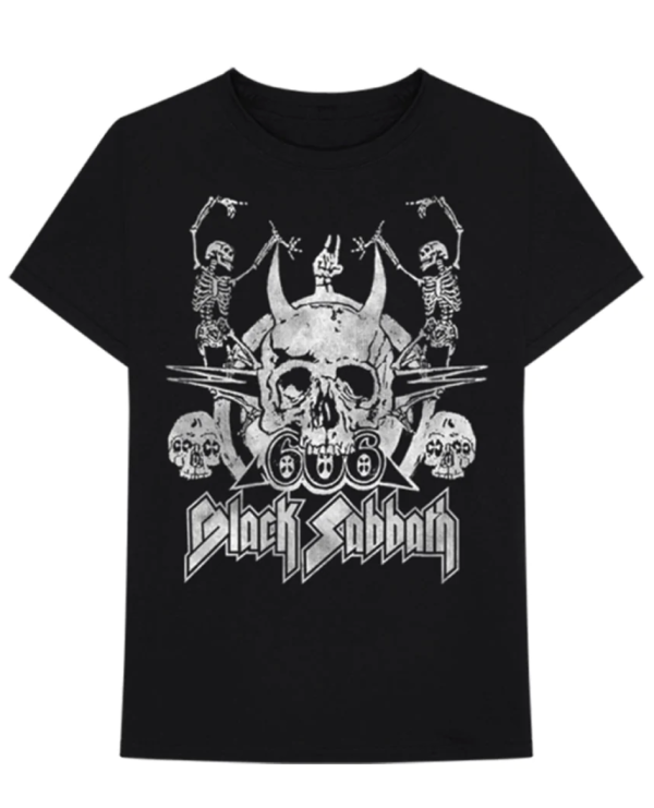 Black Sabbath Dancing Skeletons T-Shirt Online