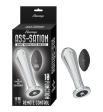 Ass-sation Remote Vibrating Metal Anal Bulb - Silver on Sale