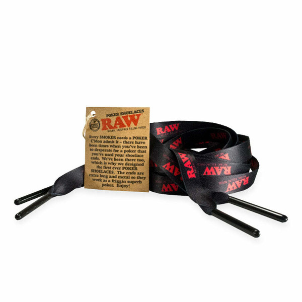 Raw Shoe Laces w  Metal Poker Ends Sale