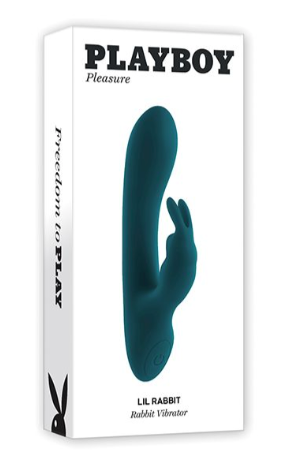 Playboy Pleasure Lil Rabbit Vibrator - Deep Teal For Cheap