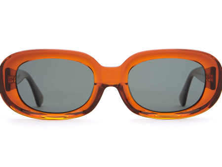 Crap Eyewear Sunglasses - The Bikini Vision - Crystal Bourbon Bio   Polarized G15 Online Hot Sale